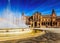 Fontain at Plaza de Espana in Seville