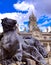 The Fontaine Bartholdi in Lyon, France