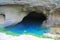 Fontaine de Vaucluse, natural source of underground water, Provence France