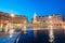 The Fontaine du Soleil on Place Massena in the Morning, Nice