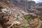 Fontainhas village and terrace fields in Santo Antao island, Cape Verde