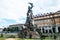 Fontana del Frejus, in Statuto square, Tutin, Italy