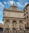 The Fontana dell'Acqua Felice (the Fountain of Moses) - landmark attraction in Rome, Italy