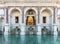 Fontana dell`Acqua Paola or the big fountain in Italy Rome.