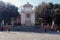 The Fontana or Fontanone di Ponte Sisto in Rome, Italy