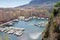 Fontvieille, Monaco - August 03, 2013: residential area and Port de Fontvieille