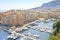 Fontvieille, Monaco - August 03, 2013: residential area and Port de Fontvieille