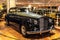 FONTVIEILLE, MONACO - JUN 2017: black silver ROLLS ROYCE SILVER CLOUD 1956 in Monaco Top Cars Collection Museum