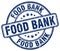 food bank blue stamp