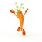 Food character - carrot
