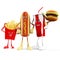 Food character - fast food