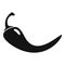 Food chili pepper icon, simple style