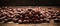 Food chocolatecovered coffee beans on wooden table