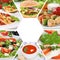 Food collection collage menu eating drinks meal meals restaurant