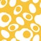 Food collection Eggs Seamless pattern