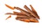 Food concept  Oriental spices Cinnamon Cassia Bark Sticks on white background with copy space