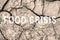 Food crisis. World hunger. Failed grain crops. Bread shortage. Drought and crop failure. The global threat of famine to the whole