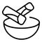 Food cuisine icon outline vector. Azerbaijan arabian