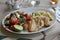 Food of Cyprus: Grilled Chicken, Rice and Greek Salad