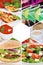 Food and drink collection collage beverages drinks meal meals re