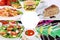 Food and drink collection collage beverages drinks meal meals re