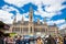 Food and drink festival held on at Rathausplatz in front of the Vienna City Hall