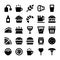 Food and Drinks Vector Icons 4