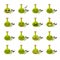 Food emoji vector illustration: olive oil bottle
