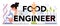 Food engineering typographic header. Biotechnology for bio engineering