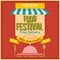 Food Festival Retro Poster