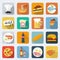 Food flat icons