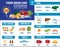 Food health vector infographic elements icon brochure concept