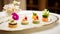 Food, hospitality and room service, starter appetisers as exquisite cuisine in hotel restaurant a la carte menu, culinary art and