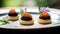 Food, hospitality and room service, starter appetisers with caviar as exquisite cuisine in hotel restaurant a la carte menu,