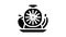 food by hour glyph icon animation