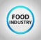 Food Industry Round Blue Push Button