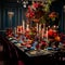 Food-Inspired High-Society Dinner Party in a Grand Mansion