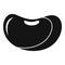 Food kidney bean icon, simple style