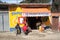 Food kiosk in La Paz, Bolivia