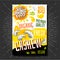 Food labels stickers set colorful sketch style fruits, spices vegetables package design. Cashew nuts. Vegetable label.