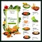 Food of Malaysia, Malaysian cuisine menu template