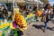 Food market at MURAL festival of Montreal