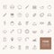 Food Outline Icons