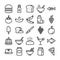 Food Pack of Line Icons