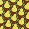 food pattern happy cartoon funny cute fruit pears