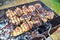 Food photography Barbecue so appetizing pieces of meat