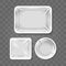 Food plastic container templates