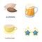 Food, Pub and other web icon in cartoon style. Fans, Cooking icons in set collection.