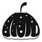 Food pumpkin icon, simple style