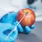 Food Safety Laboratory Analysis - Biochemist looking for presence of pesticides in apples